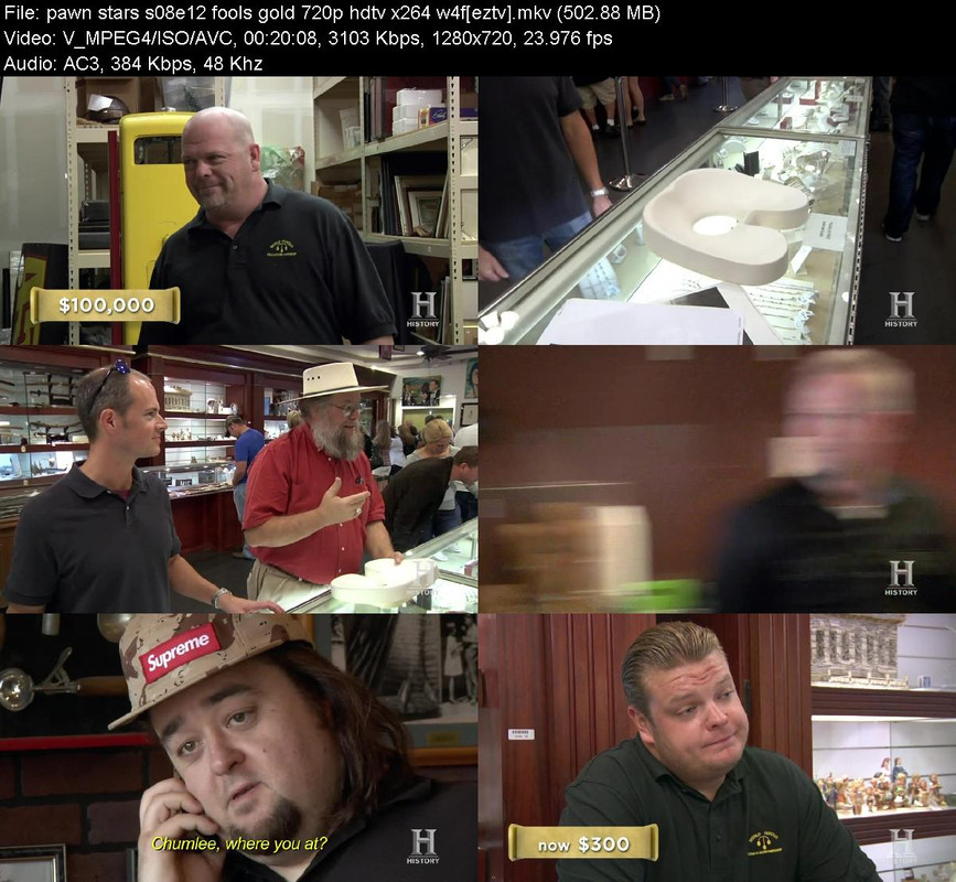 Pawn Stars S08e12 Fools Gold 720p Hdtv X264 W4f Pawn Stars S08e12 Fools Gold 720p Hdtv X264 W4f