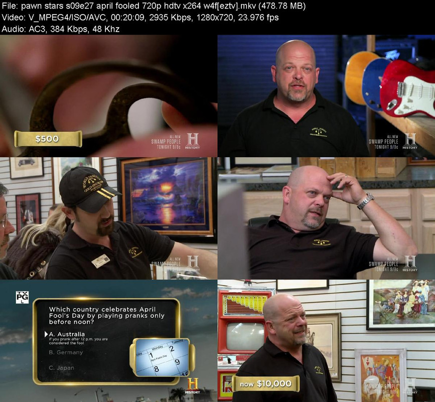 Pawn Stars S09e27 April Fooled 720p Hdtv X264 W4f Pawn Stars S09e27 April Fooled 720p Hdtv X264 W4f