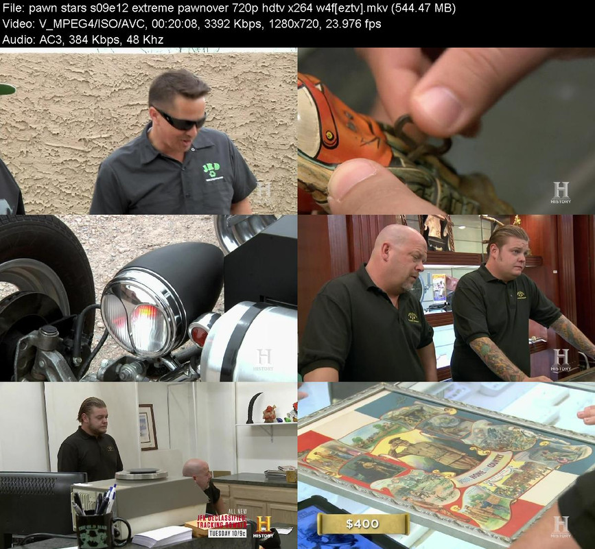 Pawn Stars S09e12 Extreme Pawnover 720p Hdtv X264 W4f Pawn Stars S09e12 Extreme Pawnover 720p Hdtv X264 W4f