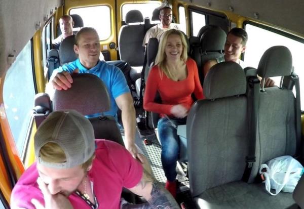 Lilly Peterson  - Gang Bang In The Bus  (FullHD)