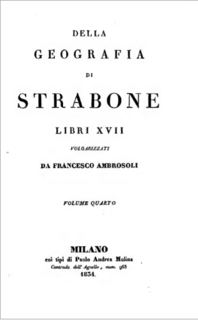 Strabon - Della geografia di Strabone libri XVII. Vol. 4 (1834)