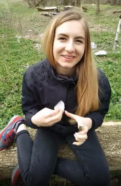 Eleo  - Eating Cookie with Sperm Public Park Deepthroat Blowjob and new Sex Toy  (FullHD)