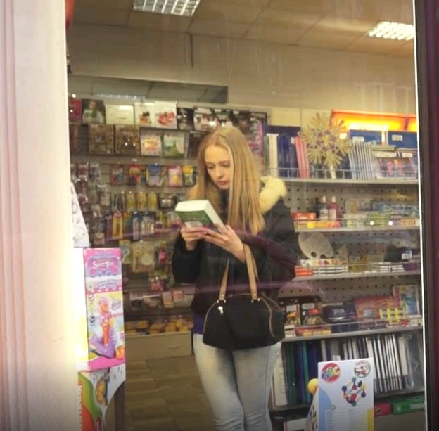 Alice - Sex Meeting In Book Store HD