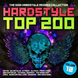 Hardstyle Top 200 The Giga - Hardstyle Megamix Collection Vol. 10 (4CD) (2017) .Flac