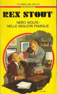 Rex Stout - Nero Wolfe. Nelle migliori famiglie (1987)