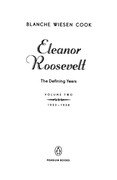 Eleanor Roosevelt (Volume 2, 1933 1938) by Blanche Wiesen Cook
